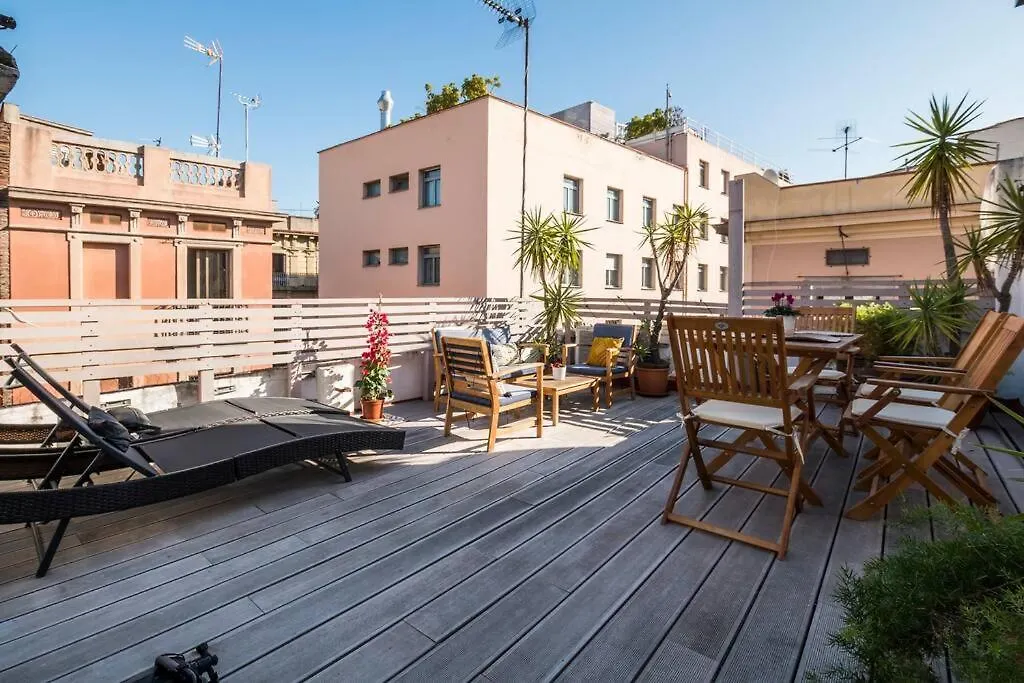Prive Terrace In El Born, Near The Beach Barcelona Spain