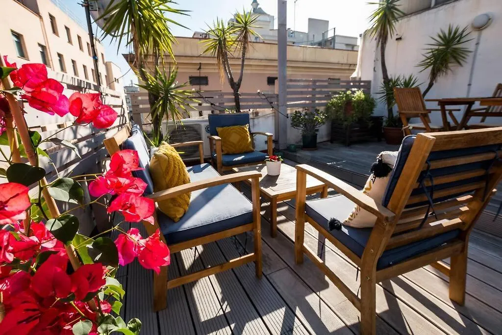 Prive Terrace In El Born, Near The Beach Barcelona 0*,